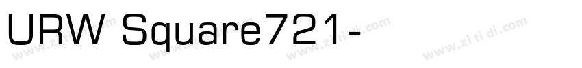 URW Square721字体转换 URW Square721字体转换